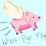 When pigs fly - drawing